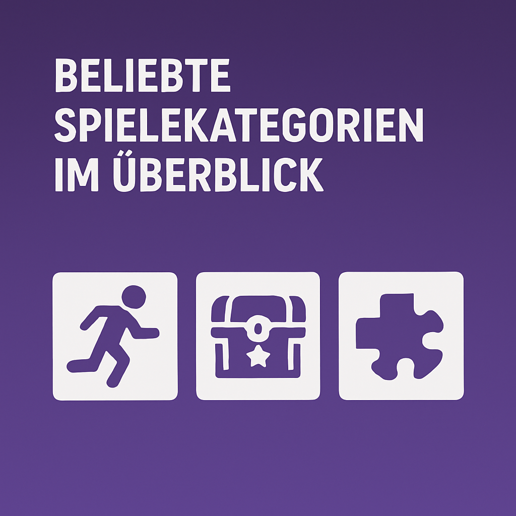 beliebte spielekategorien im ueberblick